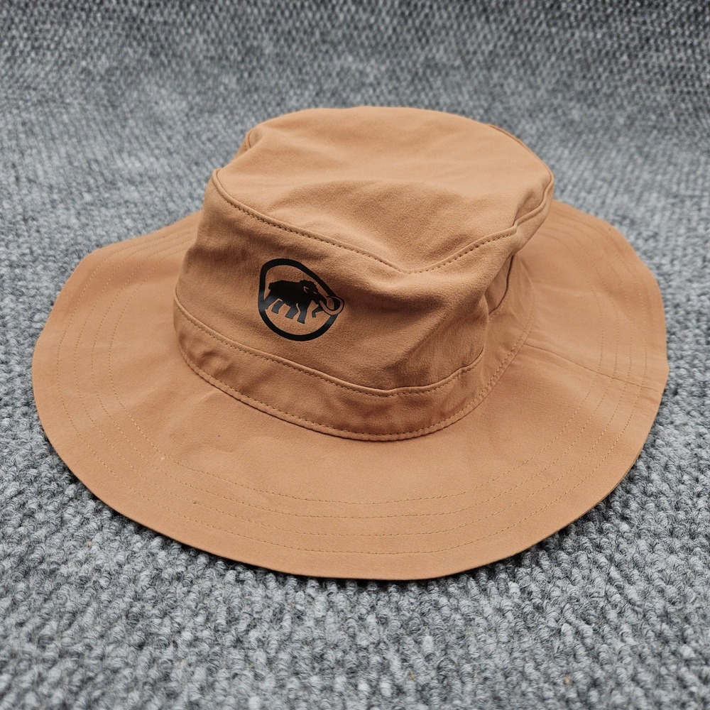 Mammut Runbold Large Brown Bucket Sun Hat Hiking Outdoor Boonie Cap Fishing